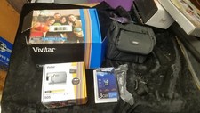 Vivitar Digital Camcorder Model 505 New Open Box w/ Memory Card Bag Tripod