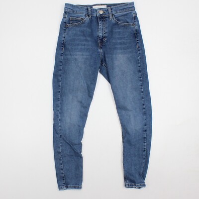Topshop Moto Jamie Blue  Skinny Jeans Womens Size Petite 28P ×24''  Medium Wash