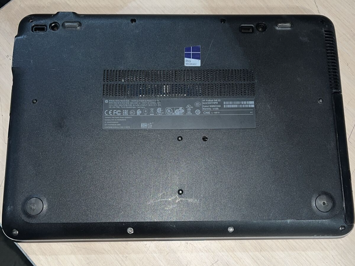 HP PROBOOK 640G3 INTEL CORE I5-7300U 2.50GHZ 8GB RAM NO HD HP PROBOOK 640G3 INTEL CORE I5-7300U 2.50GHZ 8GB RAM NO HD