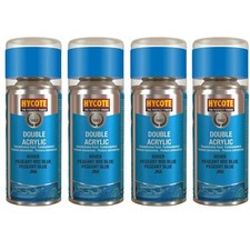 Hycote Colour Spray Paint XDRV212 Rover Pageant Mid Blue 150ml x4