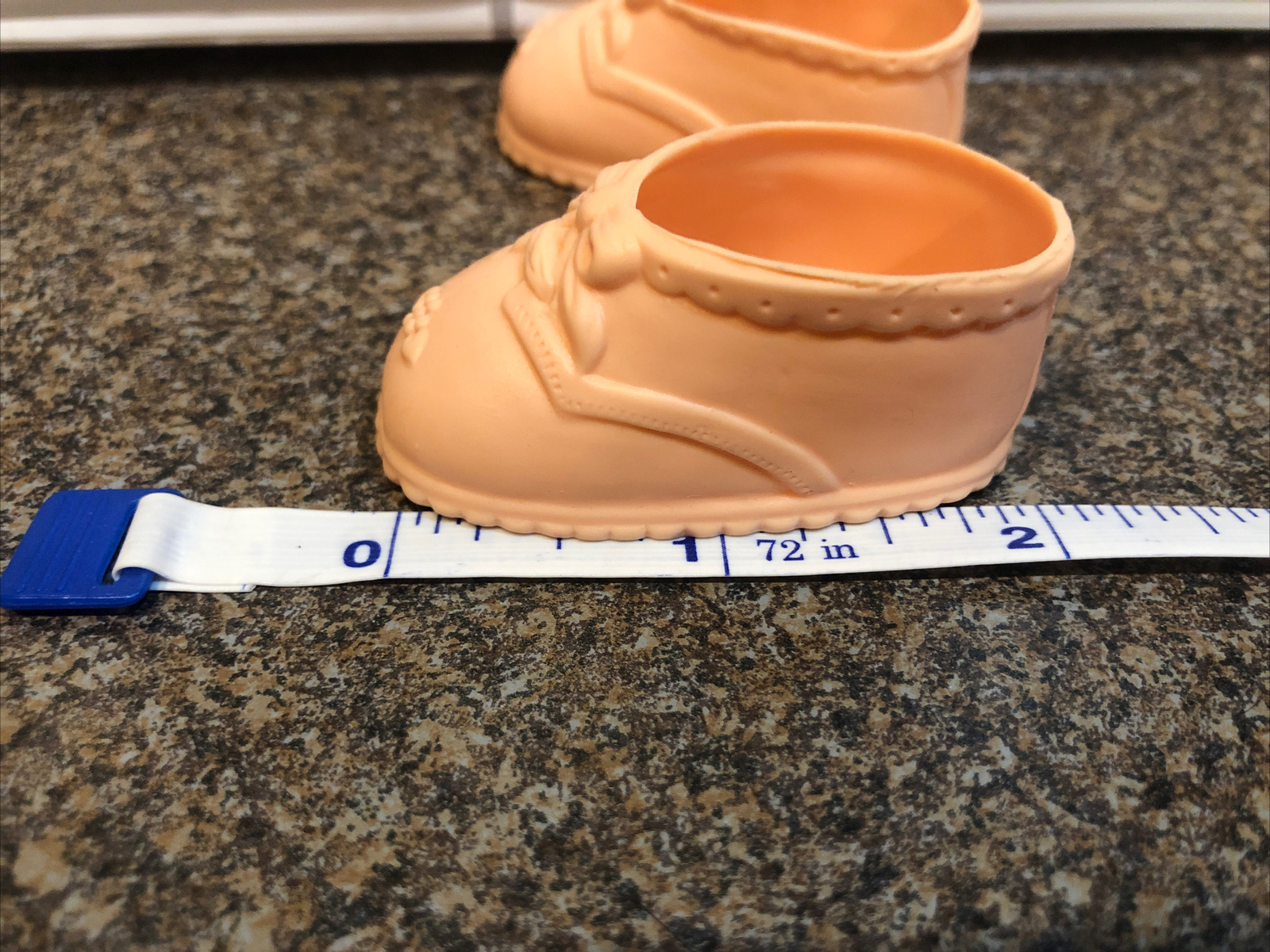 VINTAGE DOLL SHOES BABY SHOES PEACHYPINK Soft RUBBER eBay