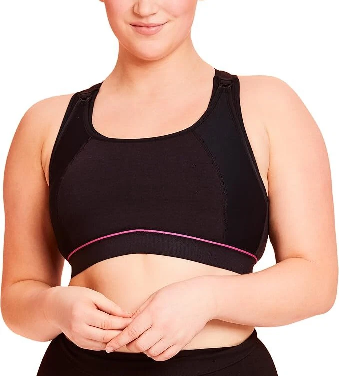 Sujetador Deportivo La Leche League 4102 Alto Impacto Maternidad Enfermería Talla - S Pequeño Foto 2 de 4