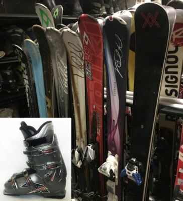 Volkl Beginner-Intermediate Ski Packages 154,156,158,162,163CM Shoe Sizes 4-13