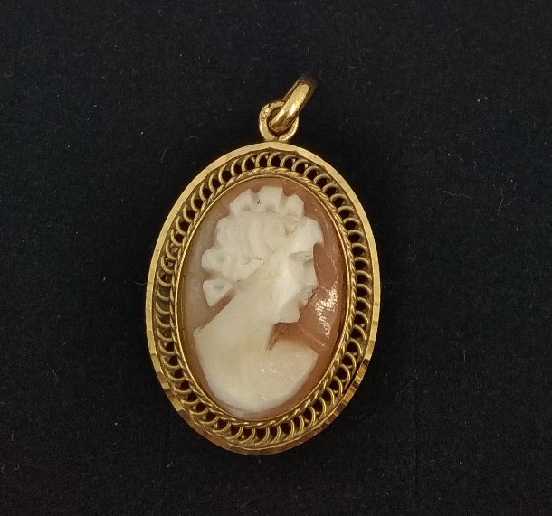 Pendentif Et Chaîne Or 18K 750 Mls. Porte-Photos, Médaillon. - Photo 2/4