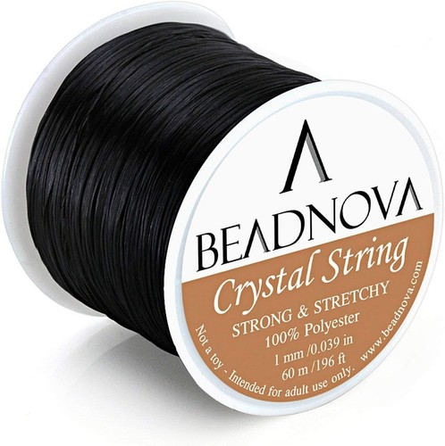 1mm Elastic Stretch Crystal String Cord for Jewelry Making Bracelet Bea ...