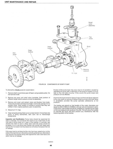 885 990 995 996 Tractor Hydraulic System Manual Fits David Brown Synchromesh - Picture 11 of 17
