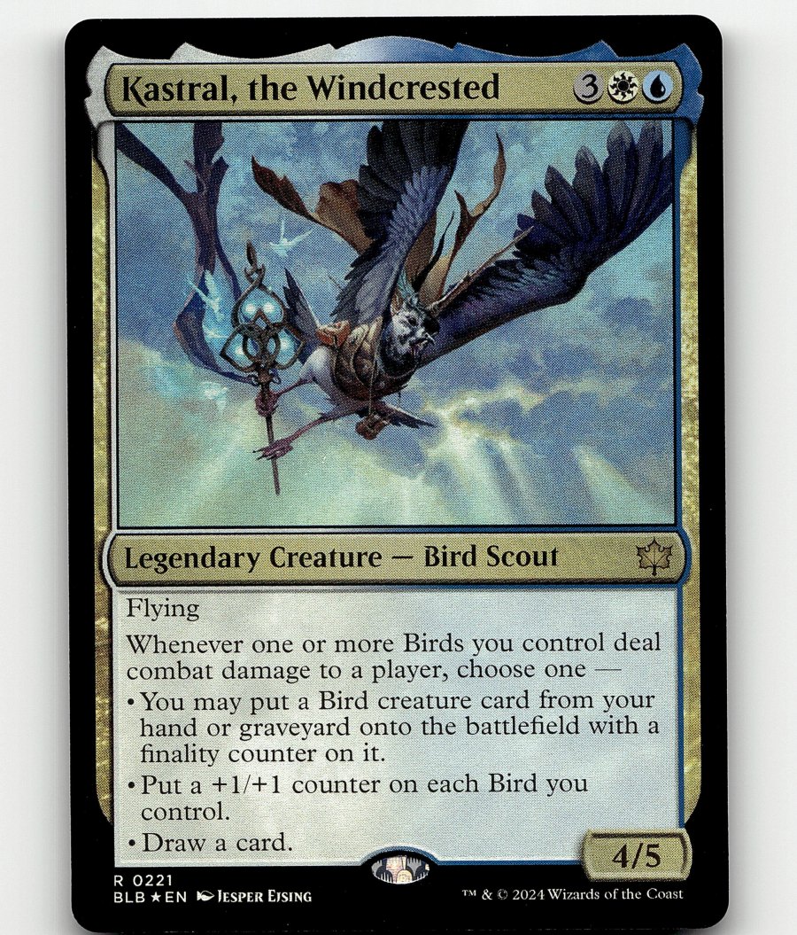 FOIL - MTG Kastral, the Windcrested #221 - Bloomburrow | eBay