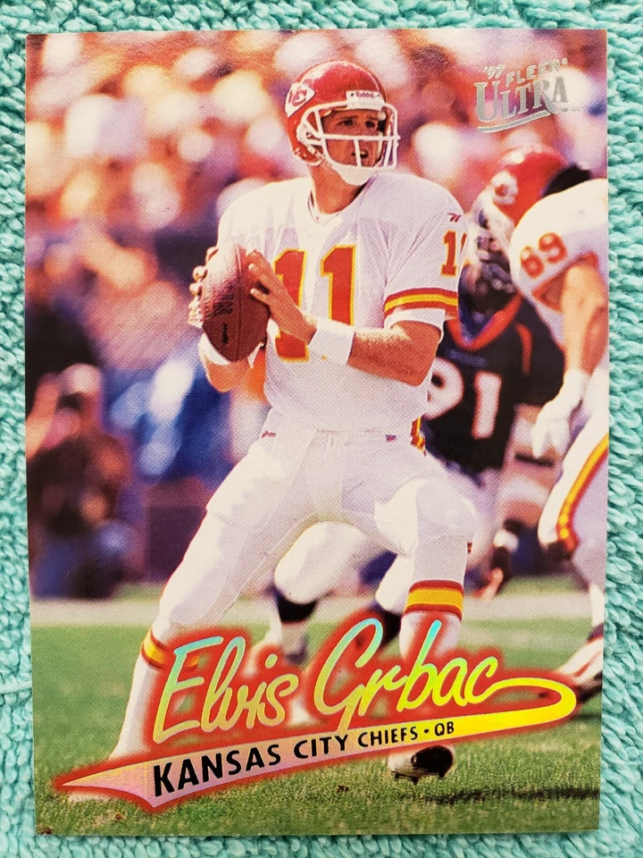 1997 FLEER ULTRA ELVIS GRBAC #294 KANSAS CITY CHIEFS - Image 2 of 4