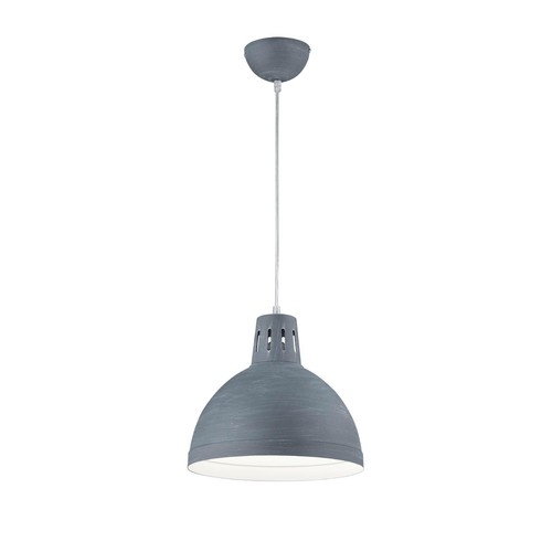 Pendelleuchte - betonfarbig - Metall - 30 cm - Bild 2 von 3