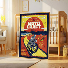 July 24-26 2026 Moto Craft Festival Base 31, Prince Edward County ON Poster