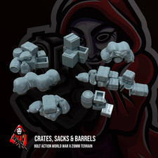 Crates Sacks & Barrels Bolt Action WW2 28mm Wargaming