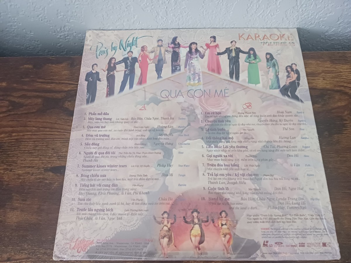 Paris By Night Volume 13 Karaoke (Laser Disc, 1993) Vietnamese