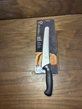 Mercer Culinary M23210 Millennia Black Handle, 10-Inch Wide Wavy Edge, Bread ...