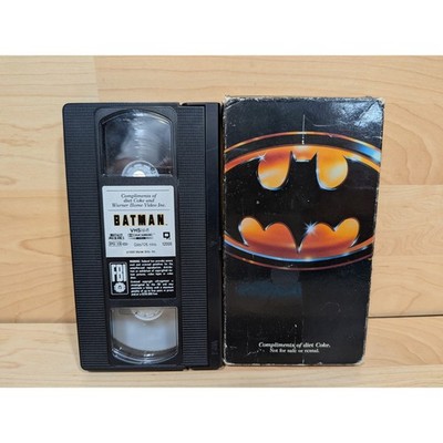 Batman VHS 1989 Warner Home Video !1 FREE When You Buy 2! Diet Coke