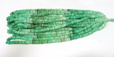 Natural Chrysoprase Heishi Beads 5-6mm 16 Inch Smooth Wheel Gemstone Strand