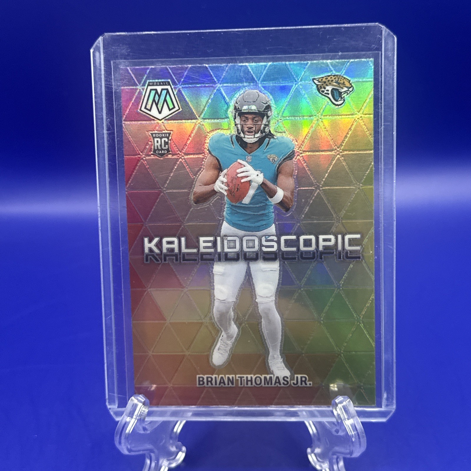 2024 Panini Mosaic Brian Thomas Jr. Kaleidoscopic SSP Case Hit- Jaguars