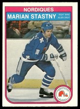 1982-83 O-Pee-Chee Card Hockey Marian Stastny RC Quebec Nordiques #295 NM
