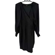 City Chic dress Party Lights long sleeve black size L 20