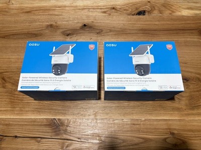 AOSU Überwachungskamera Aussen Solar Akku 3MP [360° PTZ Panorama