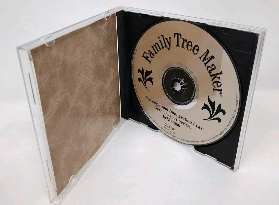 Family Tree Maker's CD Family Archives Passenger Lists Germans 1875 1888 - Image 3 of 3