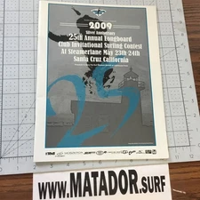 2009 Surfing Contest Promotional Magazine Surf