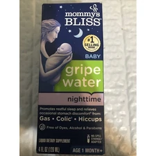 Mommy's Bliss Gripe Water Original Infant Gas&Colic Relief 2 Weeks+Exp 03/2026