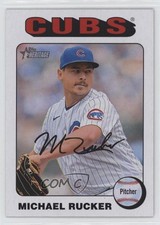 2024 Topps Heritage White Border Michael Rucker #125 1kc4