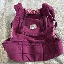 Ergobaby Cloth Carrier With Hood In Denim, purple
