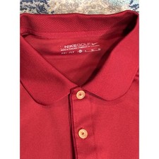 Nike Golf Dri Fit Polo Shirt Mens XL Short Sleeve Performance Swoosh Logo