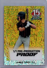 James Tibbs III 2025 Leaf National NSCC Baseball 1/1 Pre Production Proof