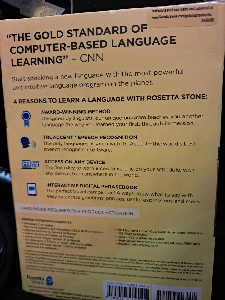 Rosetta Stone Learn Latin American Spanish 12 Month Version - Image 2 of 2