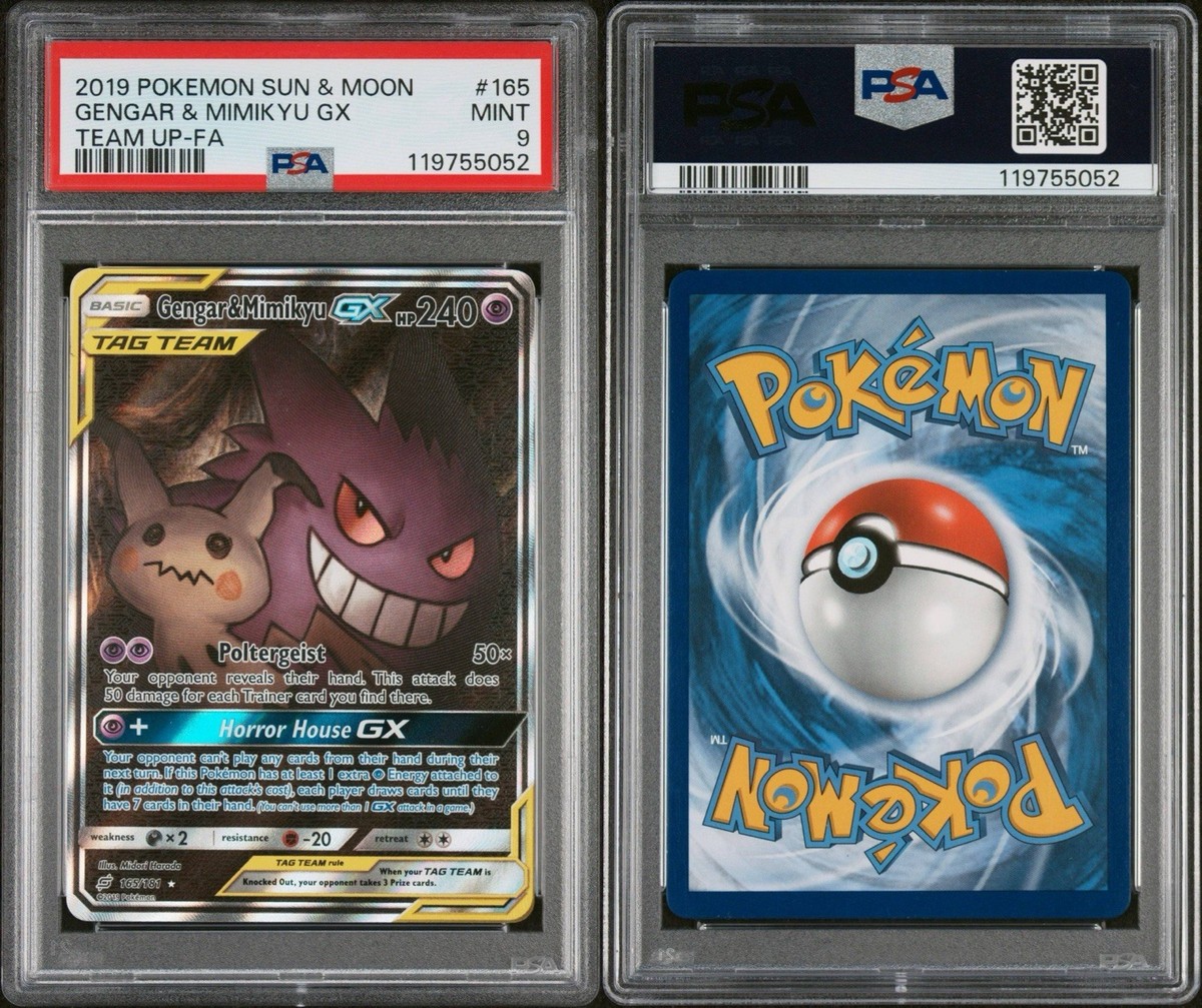 Gengar & Mimikyu GX (Alternate Full Art) 165/181 Sm-Team Up