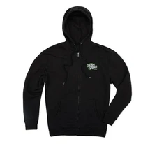 KAWASAKI Team Green™ Zip Up Hooded Sweatshirt - Black,  LARGE - K003-1086-BKLG
