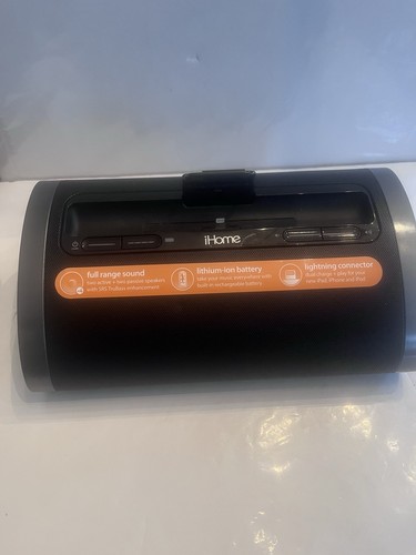 iHome iDL48 Rechargeable Portable Dock Speaker Lightning + OEM 12V Adapter - Picture 4 of 13
