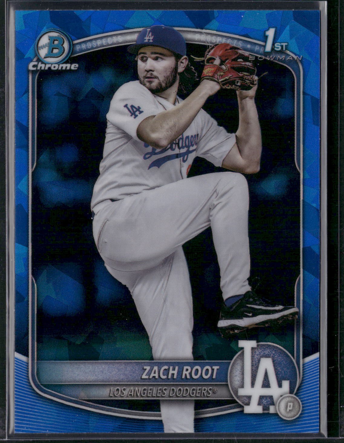 2025 Bowman Draft Zach Root 1st Bowman Sapphire #BDC22 Los Angeles Dodgers 6