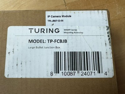 TURING Video TP-FCBJB Truecolor Bullet Junction Box