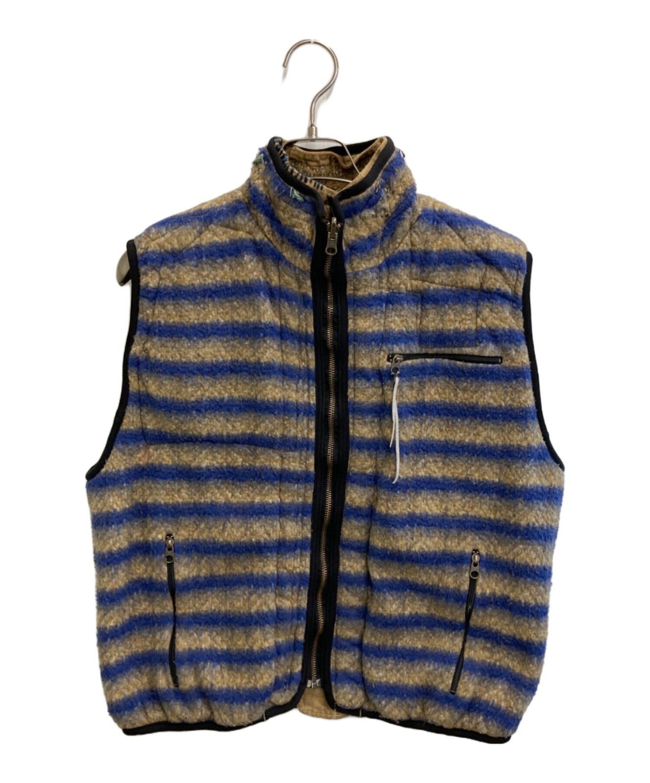 Kapital Reversible Patchwork Vest Jacket Size 2 U… - image 4