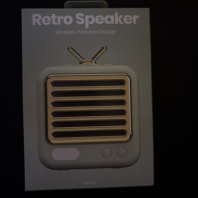 GEMS Retro Bluetooth Speaker Light Green Portable Wireless