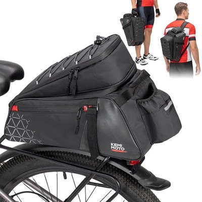 Fahrradtasche Gepäckträger hinten 3 in 1, 15L Fahrradtasche hinten wasserdicht