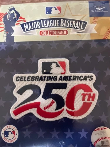 2026 250TH CELEBRATING AMERICA'S ANNIVERSARY MLB PLAYER JERSEY PATCH EMBROIDERED