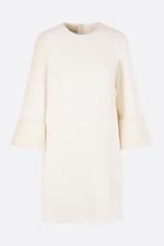 VALENTINO White Crepe Couture Mini Dress New & Authentic