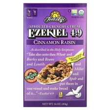 Ezekiel 4:9® Sprouted Crunchy Cereal, Cinnamon Raisin, 16 oz (454 g)
