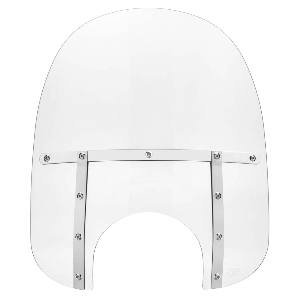 Parabrisas Memphis Shades Fats - 19" - 9" recorte de faros - transparente MEM3710 Foto 2 de 4