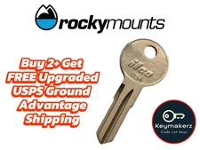 Rockymounts Roof Rack Keys Replacement Spare Key Cut to Your Code E001-E200