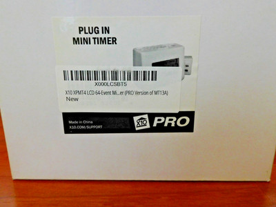 X10 PRO MINI TIMER MT13A PLUS 6 LAMP MODULES HOUSEWIDE ALARM RANDOM SETTINGS