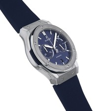 HUBLOT Classic Fusion Chronograph Titanium Blue 521.NX.7170.LR second hand mens 3
