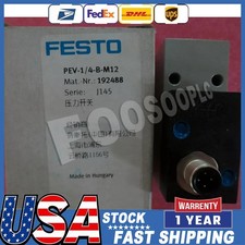 New PEV-1/4-B-M12 Festo 192488 Fast Shipping Pressure Switch