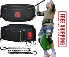 2-In-1 Weightlifting Belt  Dip Belt with Chain for Added Weight Training,Weight