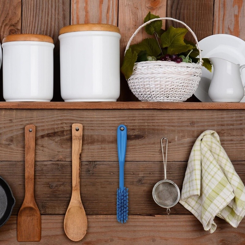 Durable Scrubbing Brush Set Ergonomic Handle Kitchen Bathroom Cleaning New