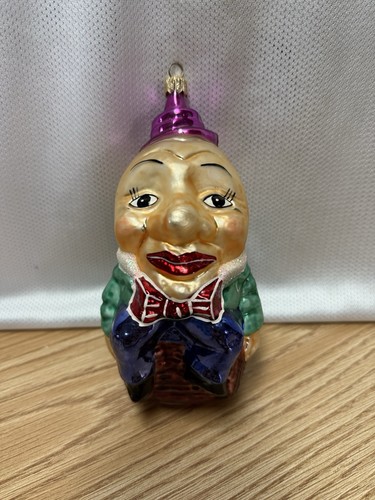 Christopher Radko EGGBERT Humpty Dumpty Ornament Large 6" Mint RARE 96-149-0/Tag